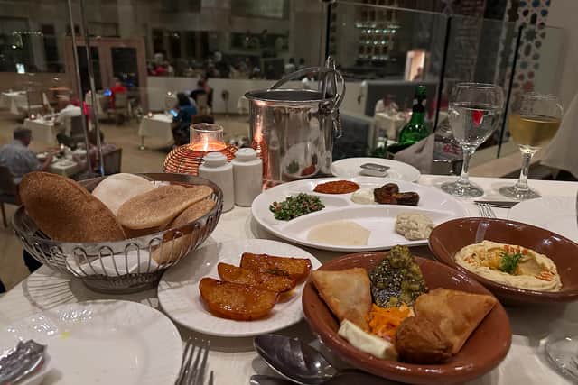 Middle Eastern cuisine at the resort's Marhaba restaurant