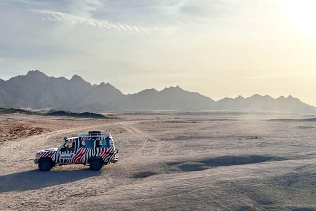 Jeep safari through the Nabq national park 