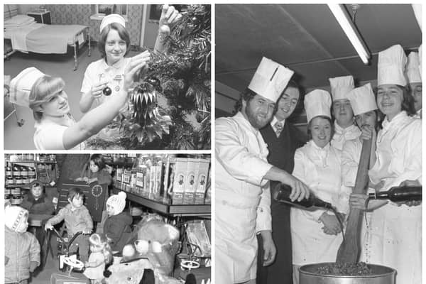 Christmas pud, decorations and toytime in these 1970s memories.