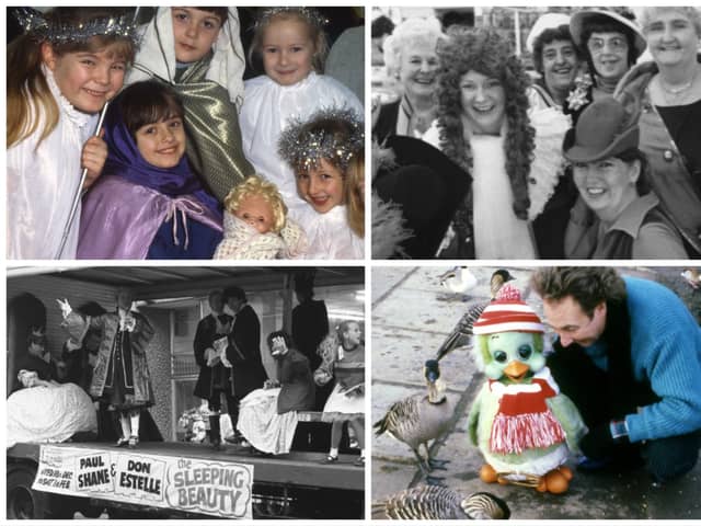 Wearside scenes from Christmas in the 1980s.