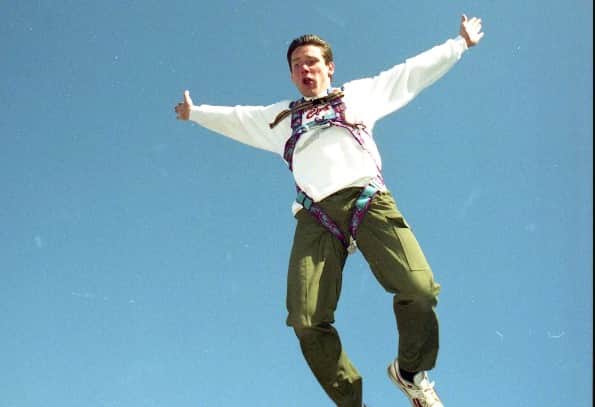 Bungee boss Michael Blakey, who launched an unusual job offer in 1994.