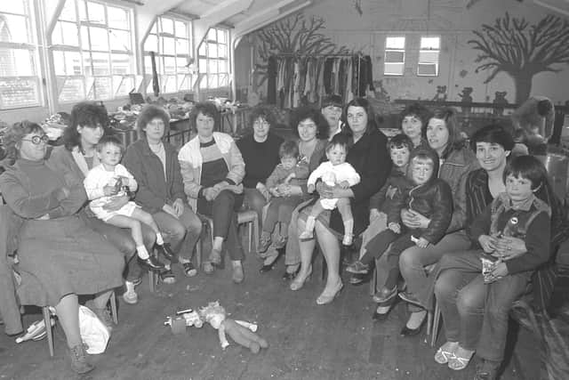 A photo of miners wives in Wearside which was taken in May 1984.