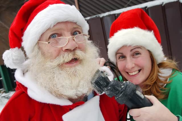 Kevin Barker was a Christmas hero in 2005 when he raised money for the Strang riding centre by having his beard shaved off.
