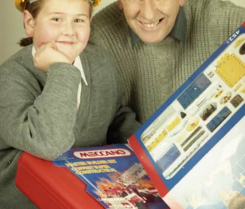John and Melissa Cowan were the Chipper Meccano competition winners in December 1995.