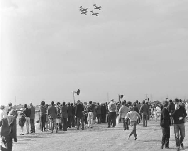 Air Day at Sunderland Airport which was in the news 50 years ago.