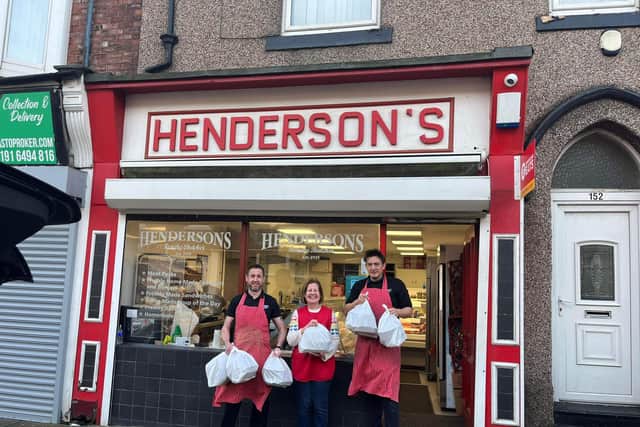 Henderson's in Roker supplied and cut the meats