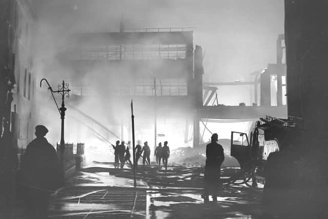 A valiant battle from Sunderland's firefighters on the night of the blaze.
