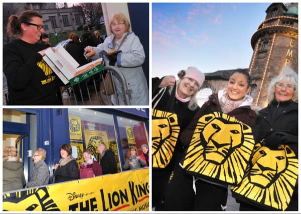 Roaring back to 2014 when people queued outside the Empire Theatre from 6am to get tickets for The Lion King.