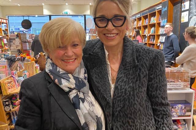 Nancy with reader Kathy O'Leary