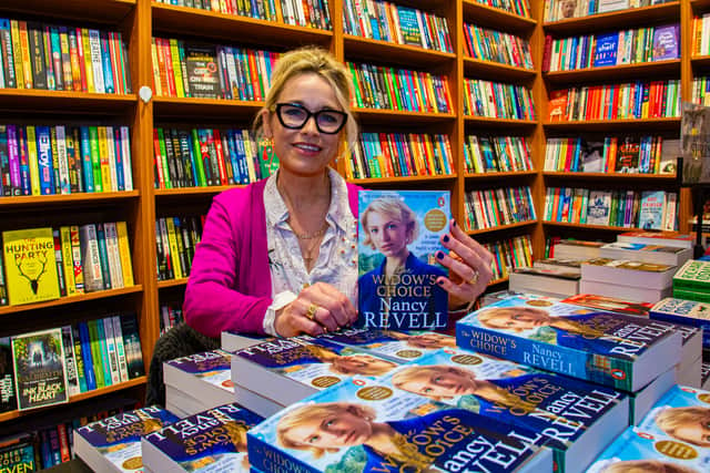 Nancy had a book signing at Waterstones. Picture by John James Addison
