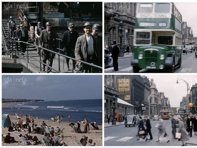 Stills from the film which shows Sunderland life in the 1950s.