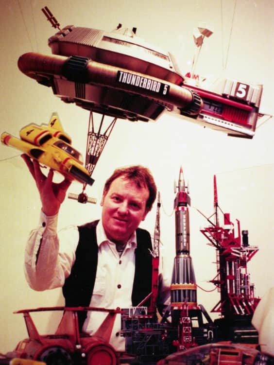 Martin Bower and his models from 1993.