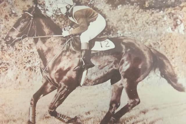 Robert Hughes riding Pay Off at Fontwell Park after he passed his jockey's licence. Submitted picture.
