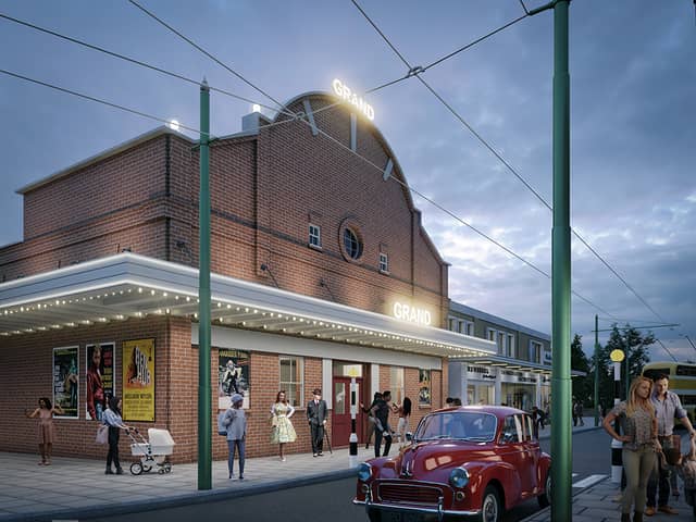 An artist's impression of how the new cinema will look.
