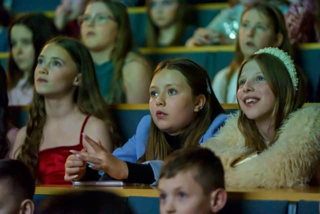 Fulwell Junior School children are captivated by their movie premiere.