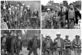 Miners on their final day at pits across the Wearside area.