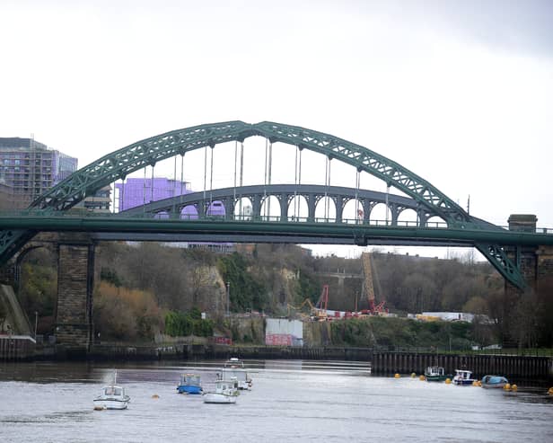 The man's body was recovered from the River Wear near Wearmouth Bridge