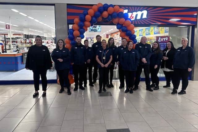 The B&M store team ready to welcome shoppers. Submitted picture.