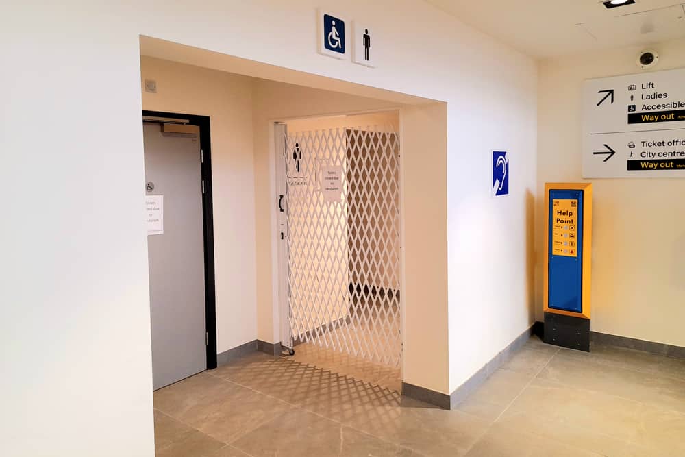 The brand new toilets are currently out of use 'due to vandalism'.
