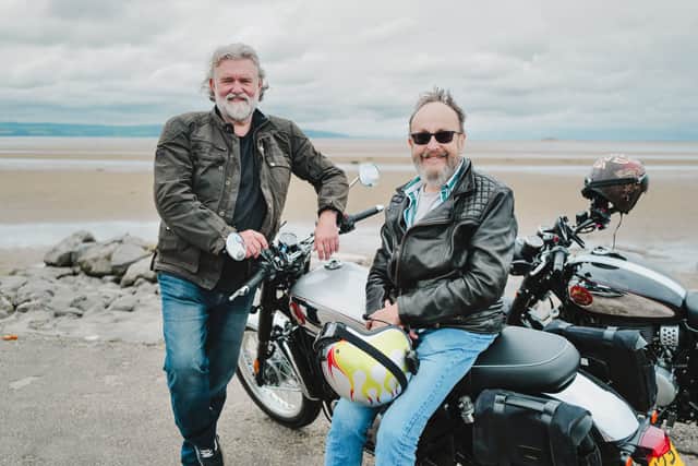 The Hairy Bikers, Si King and Dave Myers.