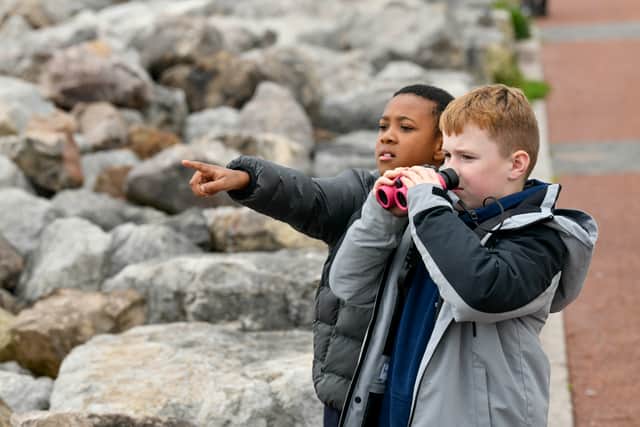 Children managing their local coastline.
Photograph: Stuart Walker Photography 2023.