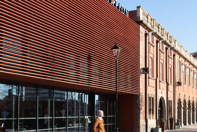 It was built on to the side of the existing Edwardian Fire Station. Photo by Andrew Heptinstall