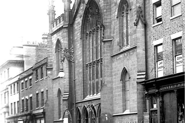 Fawcett Street Wesleyan church; built 1837 and later demolished.
