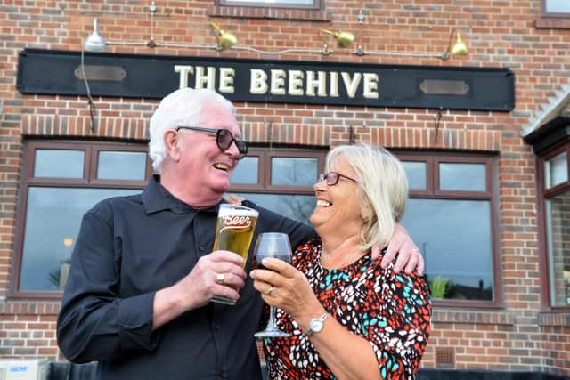 Jim and Linda Foley at The Beehive