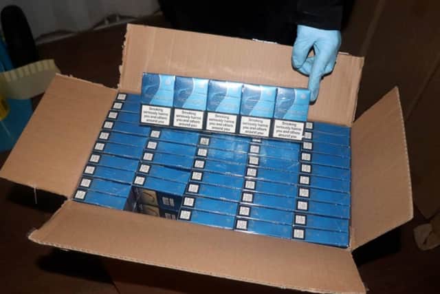 Some of the counterfeit cigarettes seized