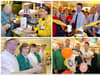 Nine pictures from Morrisons, featuring staff, customers and charity collectors