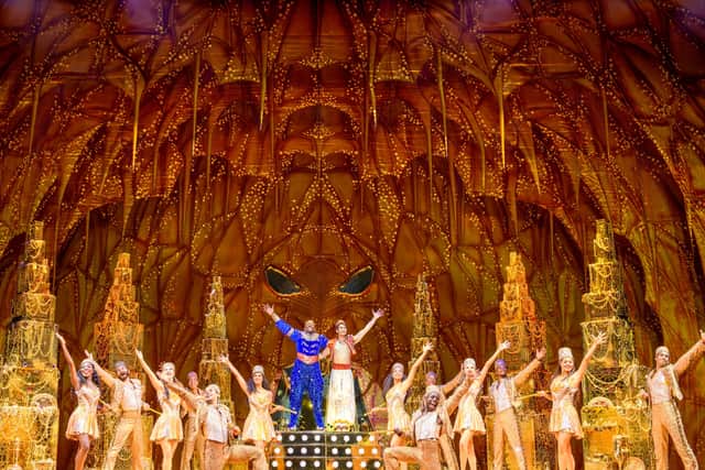 Aladdin at the Sunderland Empire is about as spectacular as stage musicals get.