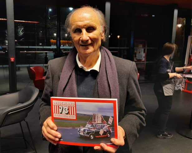 Sunderland 1973 legend Dick Malone attended the book's official launch.