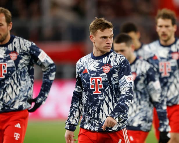 Bayern Munich's Joshua Kimmich. Kimmich reportedly wants to leave the Bundesliga side this summer with Newcastle United, Liverpool and Man City among the clubs linked with a move.