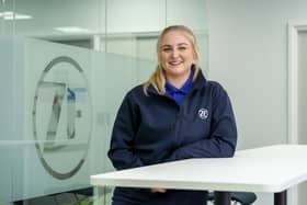 Holly Herron, from Washington, in her role as an apprentice engineer at ZF.