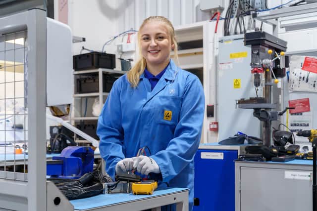 Holly is hoping to inspire other young women to become engineers.