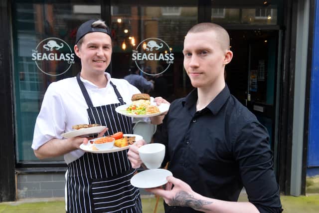 The Seaglass Cafe has opened up on High Street West with chef James Usher and owner Liam Thompson.