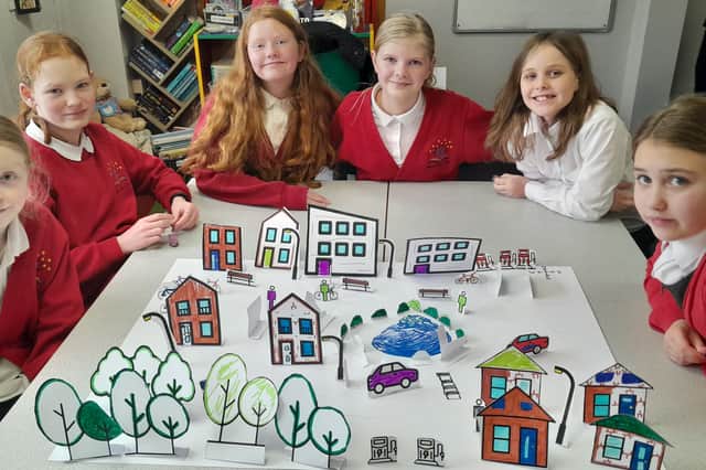 Pupils from Biddick Primary School at one of the Washington 60 Design Challenge workshops. Submitted picture.