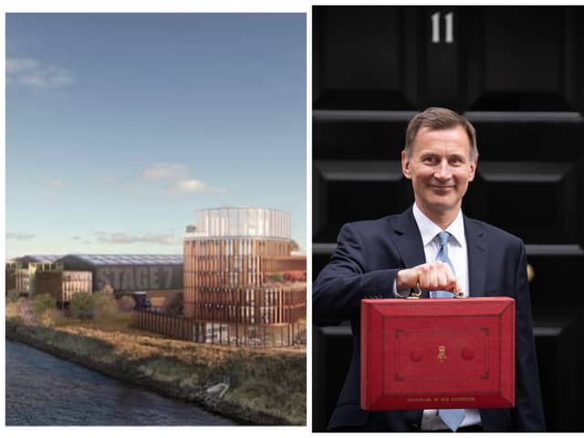 The economic benefits from Crown Works studios depend very much on Jeremy Hunt's budget.