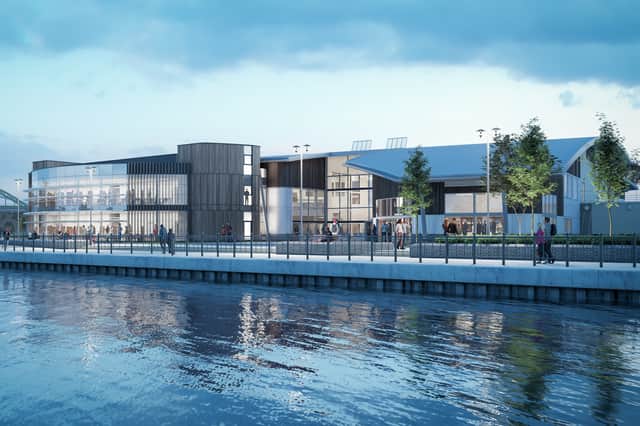 CGI of how the extended library could look. Picture issued by University of Sunderland.