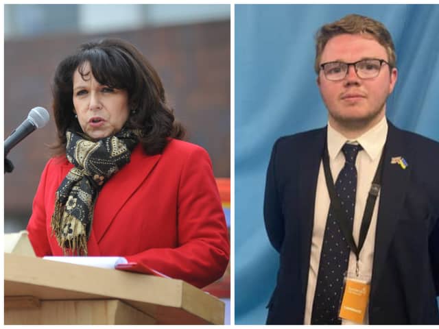 Sunderland Central MP Julie Elliott and the city's Conservative leader Cllr Antony Mullen.