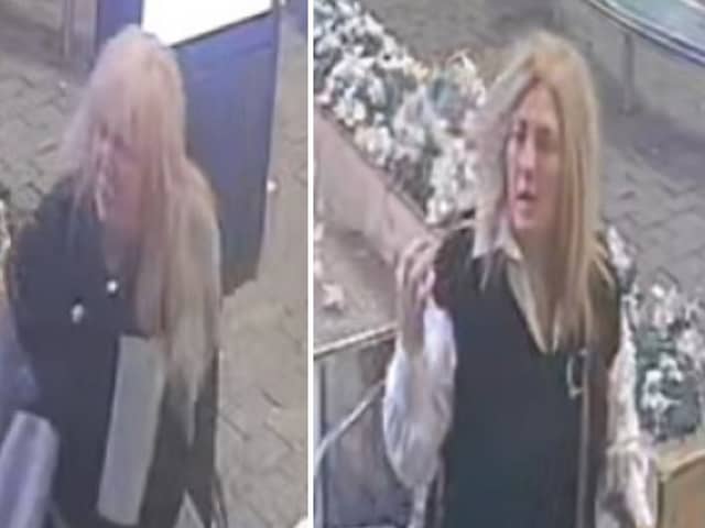 Police believe these two women may be able to help them with their enquiries.