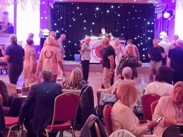 Dancing in the Roker Hotel ballroom at last year's Northern Soul event.