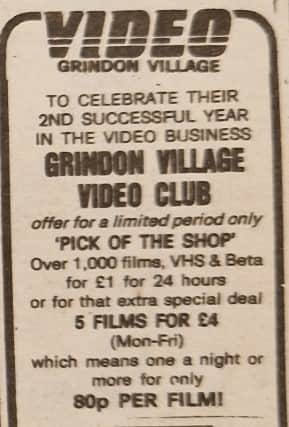 The Grindon Village Video Club celebrated its second birthday in 1984.