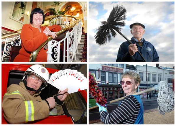 Your job is to tell us about the unusual employment you've enjoyed for years - but only after browsing through these Echo archive scenes.