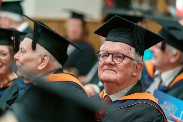 Other alumni returning to the University of Sunderland to receive their degrees more than half-a-century after finishing their courses.