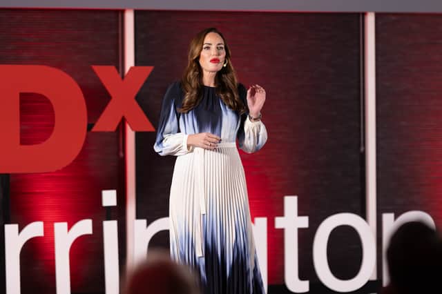Nicola at her TEDx talk