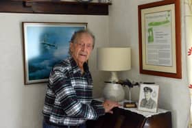 Eighty years on - Alan Mitcheson still pays tribute to  Cyril Barton, the man whose plane he saw crash in Ryhope.