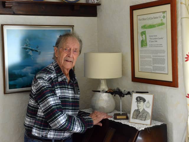 Eighty years on - Alan Mitcheson still pays tribute to  Cyril Barton, the man whose plane he saw crash in Ryhope.