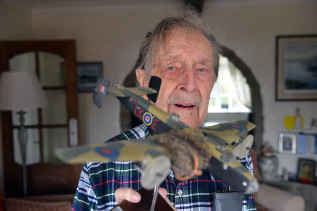 Alan Mitcheson who will pay his own tribute to Cyril Barton who died in a plane crash at Ryhope on March 31, 1944.