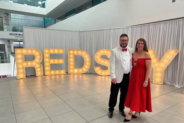 Sergio and Emma Petrucci at this year's Red Sky Ball
